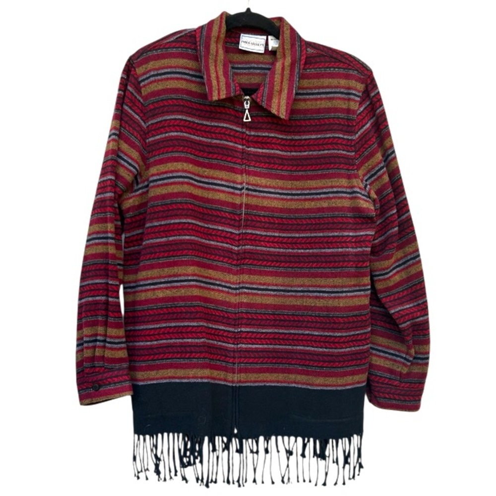 Vintage Napa Valley blanket boho festival jacket M